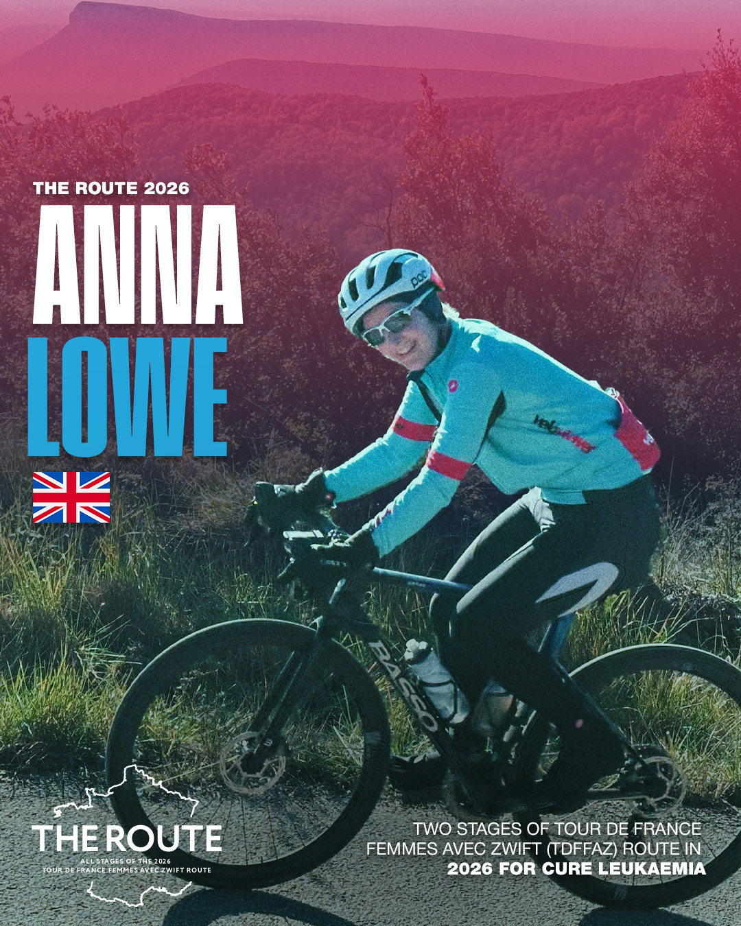 <strong>Anna Takes on The Route in Aid of Cure Leukaemia</strong>